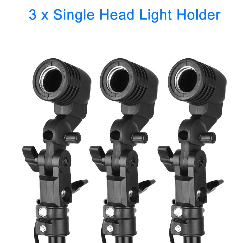 Photo Video Studio Lighting Kit LimoStudio 5 Slot Bulb Socket Head with 24 x 36 inch Soft Box 90 inch Max Height Light Stand Tripod 5-Pack 45W CFL Photo Bulb AGG2276 and Carry Bag 
