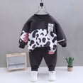 thumbnail image 5 of Gerichy Toddler Baby Boy Clothes Fall Winter Outfits 6 12 18 24 Months 2T 3T 4T Long Sleeve Dinosaur Sweatshirts Tops+Pants Set 2 Piece, 5 of 5