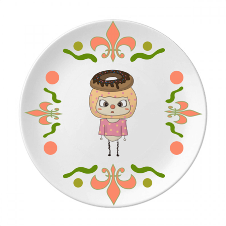 

Food Breakfast Chocolate Sweet UU Flower Ceramics Plate Tableware Dinner Dish