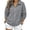 AA_Gray, variant on Waffle Full Zip Up Sweatshirt Women No Hood - Oversized Loose Casual Long Sleeve Collared Jacket 2026 Fall Winter Clothes, #01_Gray, L