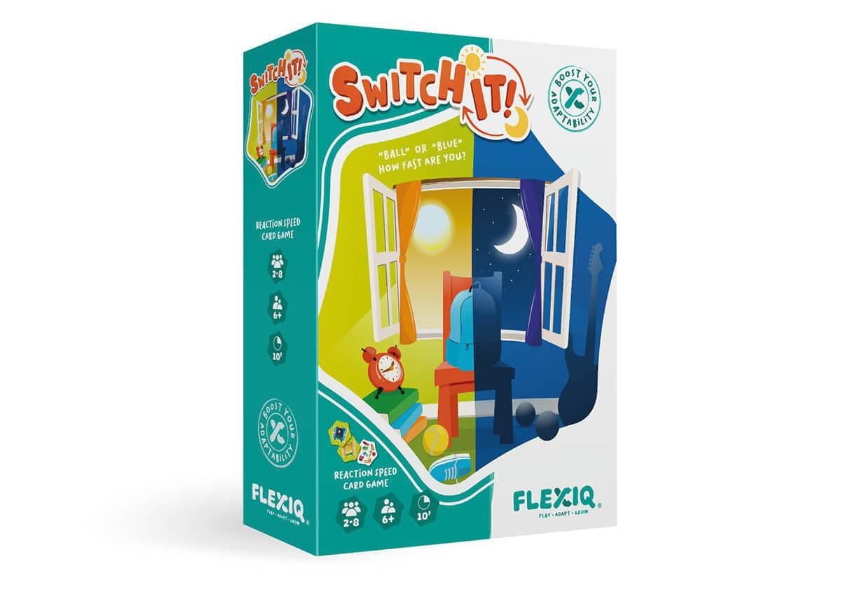 FlexIQ: Switch it!** - Jeu de Réaction Rapide - 2 à 8 joueurs - À partir de 6 ans