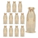 thumbnail image 4 of 12 piezas de bolsas de arpillera para botellas con cordón, bolsa reutilizable, bolsa de regalo transpirable para botellas, fundas para botellas para beige, 4 of 8