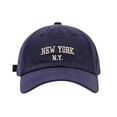 thumbnail image 5 of Toddler Baseball Hat Cute Letter New York Embroidery Children Sun Hat Adjustable Gift for Boys Hats for Kids Ages 2-8 Years Kids Clothes, 5 of 5
