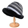 thumbnail image 4 of Gorro de pescador mullido, grueso y suave, a la moda, para invierno, cálido, para niñas y mujeres (C), 4 of 4