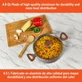 thumbnail image 5 of IMUSA 4.8qt Talavera Aluminum Black Ceramic Dutch Oven with Glass Lid & Wood Look Handles, 5 of 10