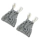 thumbnail image 1 of Gorro de secado de cabello,Toalla de secado de cabello 2 paquetes,Turbante de cabello absorbente de secado rápido para niñas y mujeres, 1 of 5