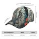 thumbnail image 2 of Fotbe Moon Flower White Owl Gorro Clásico de Béisbol, Gorra Ajustable con Broche Snapback, Gorro de Exterior de Algodón Suave, 2 of 6