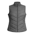 thumbnail image 1 of Chaleco George para Mujer, Acolchado Costuras Chevron Gris Talla Eeg, 1 of 4
