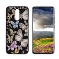 thumbnail image 1 of Compatible with LG Solo LTE Phone Case, Butterflies 73 Case Men Women, Flexible Silicone Shockproof Case for LG Solo LTE, 1 of 1