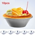 thumbnail image 5 of Egg Tart Molds, 10Pcs Puto Molds Reusable Tin Pans Aluminum Pie Cupcake Cake Cookie Pudding Jello Chocolate Cup Mould Baking Tool, Heat Resistant Non Stick, 5 of 11