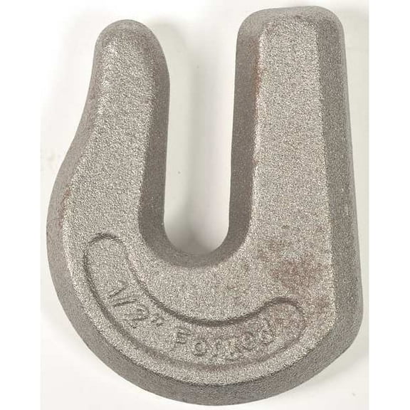 3YCN9 Weld-On Grab Hook, Grade 43, 1/2 In
