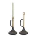 thumbnail image 2 of Melrose Trumpet Taper Candle Holders - 12" - Set of 2, 2 of 3