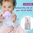thumbnail image 6 of b.box Sippy Cup with Weighted Straw for Toddlers, Leakproof, 8oz - Boysenberry, 6 of 11