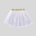 thumbnail image 4 of XMMSWDLA Girls Sequin Skirts Toddler Tutu Skirt Tulle Dance Skirts Girls Birthday Fashion Clothes Girls Sequin Skirts, 4 of 4