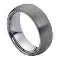 thumbnail image 2 of Tungsten Carbide 8MM/6MM For Him & Her Domed Brushed Finish Wedding Band Ring Set, 2 of 4