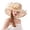 Khaki, variant on Fascinators Hats for Women Tea Party Easter New Big Sandal With Hot Diamond Flower Sunshade Hat for Women Summer Beach Sunscreen Sun Hat Chiffon Mesh Hat