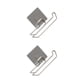 thumbnail image 1 of Matsuzay Stainless Steel Holder Punch Free Self-adhesive Rack Load-Bearing Racks Storage Bracket Large Rustproof Hanging No.1 2piezas Matsuzay CBP591426, 1 of 5