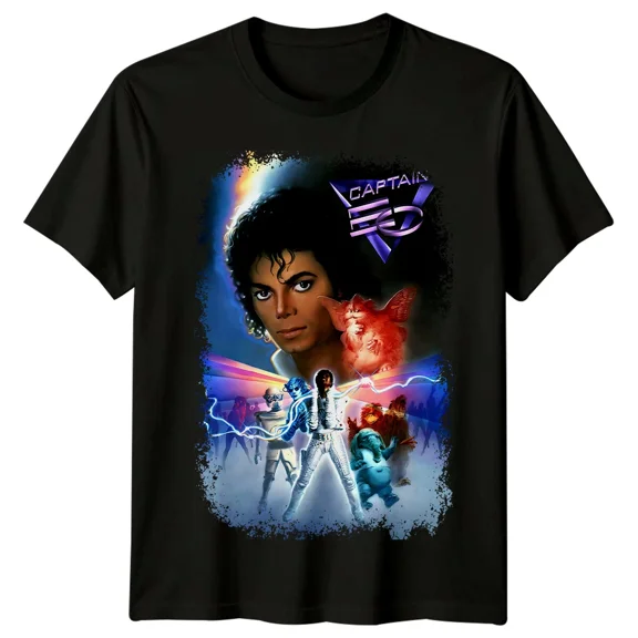 Captain EO (1986) Movie Poster Inspired T-Shirt Retro 80s Tee Unisex
