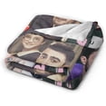 thumbnail image 2 of Daniel Radcliffe Fashion Personality Blanket Winter Super Soft Quilt Bed Durable Warm Lightweight Blanket 50""x40"", Black, 2 of 6