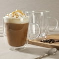 thumbnail image 3 of Mr. Coffee Retro Machiatto 2 piece 16 Ounce Double Wall Insulated Glass Mug Set, 3 of 5