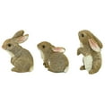 thumbnail image 2 of Design Toscano The Bunny Den, Garden Rabbit Statue: Set of Three, 2 of 4