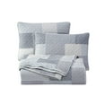 thumbnail image 4 of Chezmoi Collection Anderson Ensemble de Courtepointe Patchwork Imprimée 3 Pcs - Couvre-Lit à Carreaux à Rayures - Jeté de Lit Réversible Léger en Microfibre Prélavée, Format Grand Lit, 4 of 4