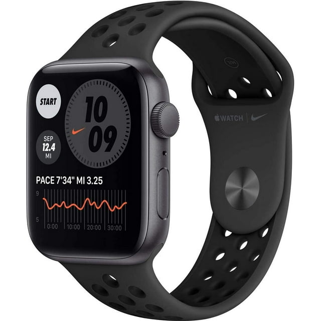 Watch SE 44mm Space Gray Aluminum Case with Anthracite/ Black Nike Sport Band MYYK2LL/A
