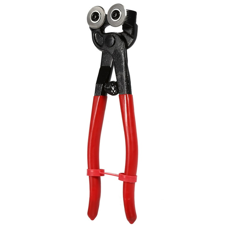 Dilwe 200mm Heavy-Duty Glass Mosaic Cut Nippers Ceramic Tile Wheel Wheeled Cutter Pliers Tool New, Mosaic Tools,Mosaic Cutter