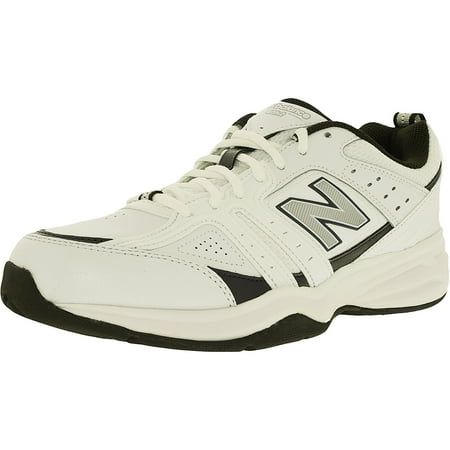 New Balance - New Balance Men's Training White/Grey Ankle-High Leather ...