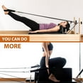 thumbnail image 4 of 2PCS Pilates Double Loop Straps,Feet Fitness Equipment Straps, Yoga Pilates Double Loop Straps Padded D-Ring Ankle Strap, 4 of 10