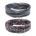 thumbnail image 2 of Time and Tru Headwrap, Mauve Print, 2 Pack, 2 of 3