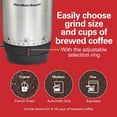 thumbnail image 2 of Custom Grind Coffee Grinder : 12 Settings, Stainless Steel, 14 Cup Capacity, Electric Blade Grind, 2 of 7