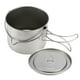 Lixada 1600ml Pot en Titane Ultraléger Pot Suspendu Portable avec Couvercle et Poignée Pliable Camping en Plein Air Randonnée – image 5 sur 7