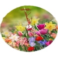 thumbnail image 6 of Spring Flowers Summer Christmas Tree Skirts 36", Xmas Tree Cloth Mats Trees Skirts for Decor Gift, Home Decoration, 6 of 6