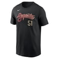 thumbnail image 2 of Men's Nike Randy Johnson Black Arizona Diamondbacks City Connect Name & Number T-Shirt, 2 of 3