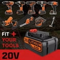 thumbnail image 6 of 2Pack 20V Lb2x4020 For Black & Decker 20V Lithium Battery Lbxr20 Lbd2020S High Capacity, 6 of 9