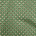 thumbnail image 1 of oneOone Viscose Jersey Green Fabric Asian Suzani Diy Clothing Quilting Fabric Print Fabric By Yard 60 Inch Wide, 1 of 5