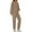 Khaki, variant on PRETTYGARDEN Women's Two Piece Outfits Lounge Sets Long Sleeve Pullover Tops Sweatpants Fall Fashion Matching Clothing