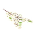 thumbnail image 2 of Ramas de flor de durazno artificiales, flores falsas para decoración del hogar, bodas, arreglos florales de jardín, accesorios para sala de estar, rosa y blanco, 40 cm, 2 of 6