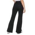 thumbnail image 2 of Calvin Klein Jeans Women's High Rise Flared Slit Hem Jeans Black Size 31, 2 of 4