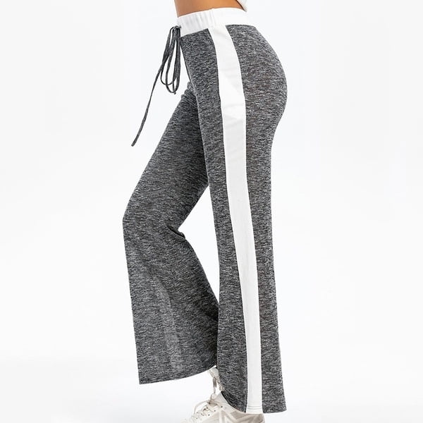 yoga pants with side stripe