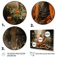 thumbnail image 3 of Designart "Monks Meditation China Art painting" People Floater Framed Wall Art Print, 3 of 7