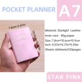 thumbnail image 2 of HLONK Small Pocket Planner - 2025 Journal Notebook  A7 Size Paper Planner Faux Leather Cover, 2 of 8