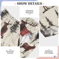 thumbnail image 6 of FORMRS Kids Pajama Pants with Pockets Size 6-8Y Boys Lounge Sleep Bottoms, Plaid Deer, 6 of 8