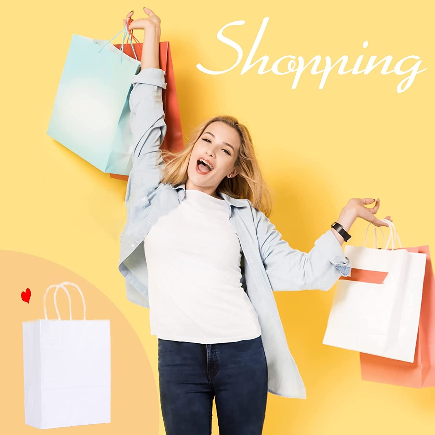 Paper tote bags shop