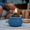 thumbnail image 2 of TIKI® Brand Adjustable Flame 6 Inch Stone Table Torch Blue, 2 of 4