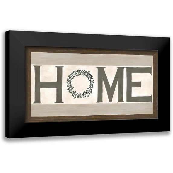 Shamp, Cindy 18x11 Black Modern Framed Museum Art Print Titled - Home