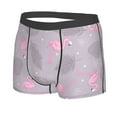 thumbnail image 2 of Fotbe Pink Flamingo Men’s Total Support Pouch Boxer Briefs, X-Temp Cooling, Moisture-Wicking Underwear, Regular, Long-leg and Trunk-, 2 of 9