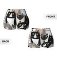 thumbnail image 5 of Picia Colors Cats Printed Workout Shorts for Women Seamless Scrunch Butt Lifting High Waisted Yoga Gym Booty Running Moisture-wicking Short Pants-, 5 of 9
