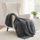 thumbnail image 2 of White Fleece Throw Blanket for Couch - Super Soft Cozy Blankets for Women, Cute Small Blanket for Girls, 60x80 Inches, 2 of 4
